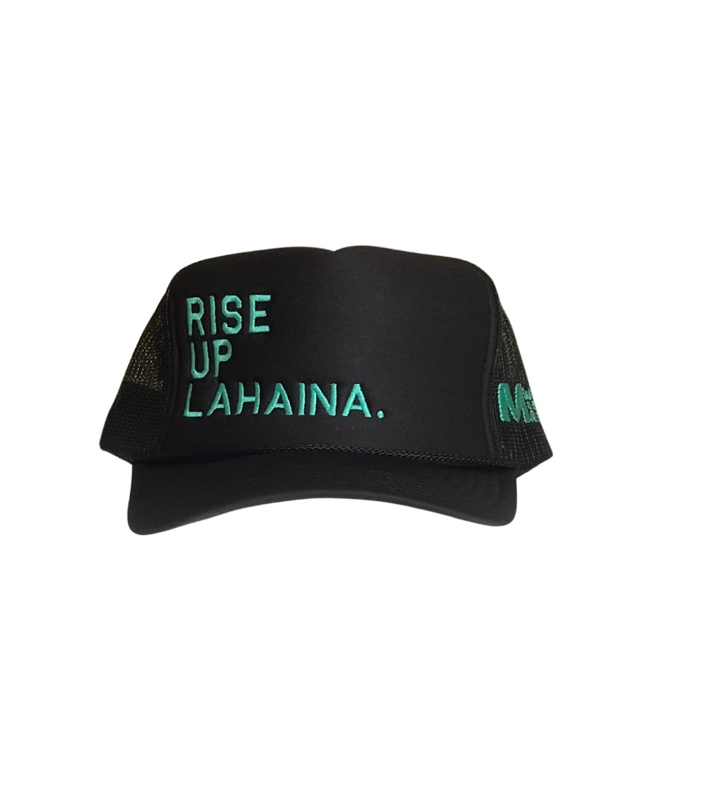 The Original Rise Up Lahaina Hat - Aqua Maui Girl x RUL Collab